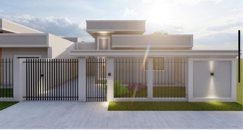 Casa à venda em Campo Mourão, Jardim Santa Rosa, com 3 quartos, com 58.63 m²