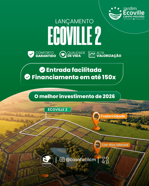 Terreno à venda em Campo Mourão, Jardim Ecoville, com 300 m², Ecoville 2